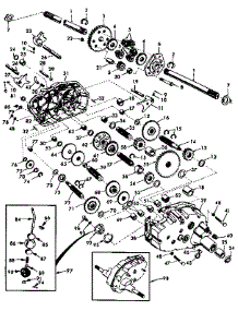 Transaxle parts for Craftsman Front-Engine Lawn Tractor 9172559102 from AppliancePartsPros.com