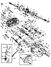 Transaxle parts for Craftsman Front-Engine Lawn Tractor 9172559103 from AppliancePartsPros.com