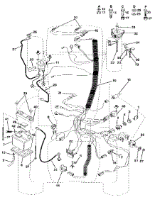 Electrical parts for Craftsman Front-Engine Lawn Tractor 9172559105 from AppliancePartsPros.com