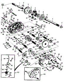 Transaxle parts for Craftsman Front-Engine Lawn Tractor 9172559105 from AppliancePartsPros.com