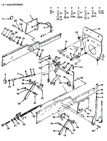 Lift Adjustment parts for Craftsman Front-Engine Lawn Tractor 9172559106 from AppliancePartsPros.com