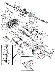Transaxle parts for Craftsman Front-Engine Lawn Tractor 917255911 from AppliancePartsPros.com