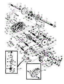 Transaxle parts for Craftsman Front-Engine Lawn Tractor 917255912 from AppliancePartsPros.com