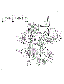 Mower parts for Craftsman Front-Engine Lawn Tractor 917255915 from AppliancePartsPros.com