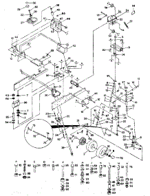 Steering parts for Craftsman Front-Engine Lawn Tractor 917255916 from AppliancePartsPros.com