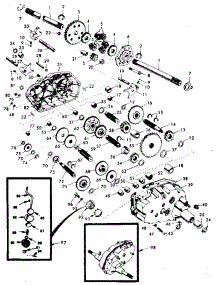 Transaxle parts for Craftsman Front-Engine Lawn Tractor 917255916 from AppliancePartsPros.com