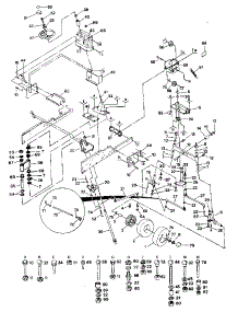 Steering parts for Craftsman Front-Engine Lawn Tractor 917255917 from AppliancePartsPros.com