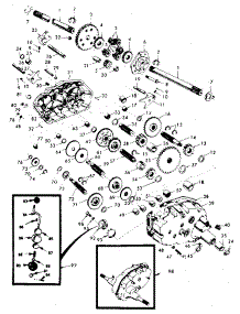 Transaxle parts for Craftsman Front-Engine Lawn Tractor 917255917 from AppliancePartsPros.com