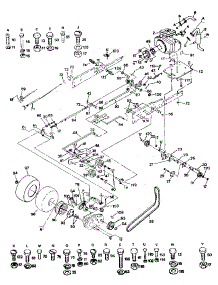 Ground Drive parts for Craftsman Front-Engine Lawn Tractor 917255918 from AppliancePartsPros.com