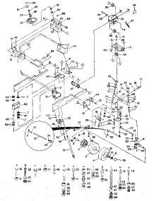 Steering parts for Craftsman Front-Engine Lawn Tractor 917255919 from AppliancePartsPros.com