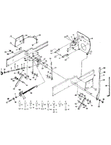 Mower Lift parts for Craftsman Front-Engine Lawn Tractor 917255919 from AppliancePartsPros.com