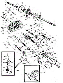 Transaxle parts for Craftsman Front-Engine Lawn Tractor 917255919 from AppliancePartsPros.com