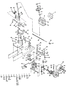 Steering parts for Craftsman Front-Engine Lawn Tractor 917255920 from AppliancePartsPros.com