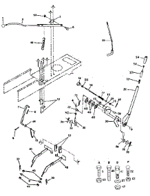 Lift Adjustment parts for Craftsman Front-Engine Lawn Tractor 917255920 from AppliancePartsPros.com