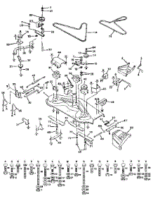 Mower parts for Craftsman Front-Engine Lawn Tractor 917255920 from AppliancePartsPros.com
