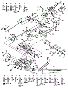 Drive parts for Craftsman Front-Engine Lawn Tractor 917255930 from AppliancePartsPros.com