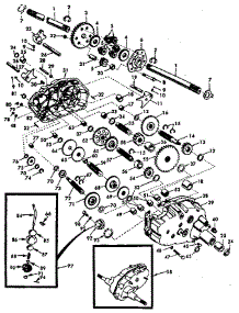 Transaxle parts for Craftsman Front-Engine Lawn Tractor 917255930 from AppliancePartsPros.com