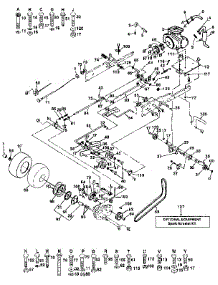 Drive parts for Craftsman Front-Engine Lawn Tractor 917255934 from AppliancePartsPros.com