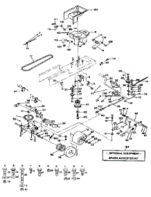 Drive parts for Craftsman Front-Engine Lawn Tractor 917255941 from AppliancePartsPros.com