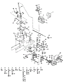 Steering parts for Craftsman Front-Engine Lawn Tractor 917255941 from AppliancePartsPros.com