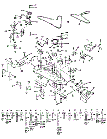 Mower parts for Craftsman Front-Engine Lawn Tractor 917255941 from AppliancePartsPros.com