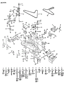 Mower parts for Craftsman Front-Engine Lawn Tractor 917255942 from AppliancePartsPros.com