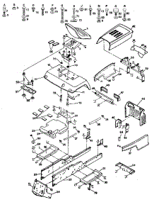 Chassis And Enclosures parts for Craftsman Front-Engine Lawn Tractor 917255950 from AppliancePartsPros.com