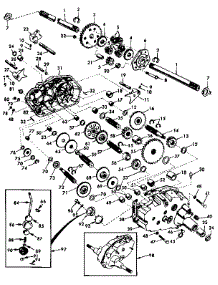 Transaxle parts for Craftsman Front-Engine Lawn Tractor 917255961 from AppliancePartsPros.com