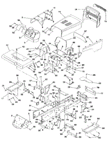 Chassis And Enclosures parts for Craftsman Front-Engine Lawn Tractor 917255970 from AppliancePartsPros.com