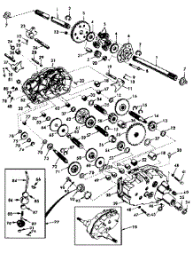 Transaxle parts for Craftsman Front-Engine Lawn Tractor 917255970 from AppliancePartsPros.com