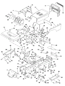 Chassis And Enclosures parts for Craftsman Front-Engine Lawn Tractor 917255980 from AppliancePartsPros.com