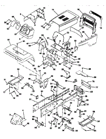 Chassis And Enclosures parts for Craftsman Front-Engine Lawn Tractor 917255981 from AppliancePartsPros.com