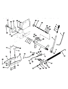 Lift Assembly parts for Craftsman Front-Engine Lawn Tractor 917255981 from AppliancePartsPros.com