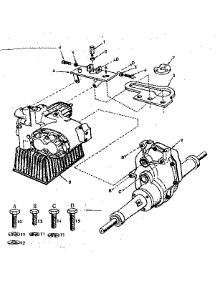 Transaxle parts for Craftsman Front-Engine Lawn Tractor 91725600 from AppliancePartsPros.com