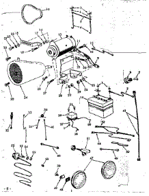 Electrical System And Headlights parts for Craftsman Front-Engine Lawn Tractor 91725610 from AppliancePartsPros.com