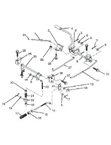 Parking Brake / Rear Mower Lift Assembly parts for Craftsman Rear-Engine Riding Mower 917256220 from AppliancePartsPros.com