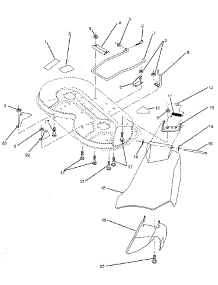 Mower Deck parts for Craftsman Rear-Engine Riding Mower 917256220 from AppliancePartsPros.com