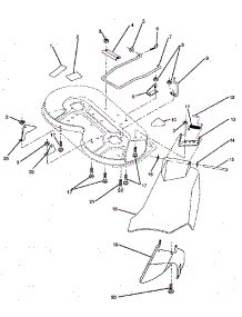 Mower Deck parts for Craftsman Rear-Engine Riding Mower 917256230 from AppliancePartsPros.com