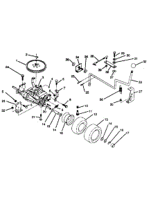 Transaxle parts for Craftsman Rear-Engine Riding Mower 917256240 from AppliancePartsPros.com