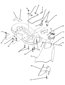 Mower Deck parts for Craftsman Rear-Engine Riding Mower 917256240 from AppliancePartsPros.com
