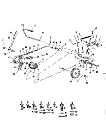 Lift Assembly parts for Craftsman Front-Engine Lawn Tractor 91725631 from AppliancePartsPros.com