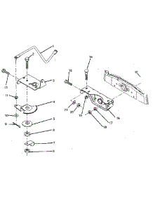 Sector Gear / Axle Support parts for Craftsman Rear-Engine Riding Mower 917256320 from AppliancePartsPros.com