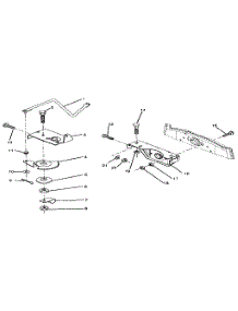 Sector Gear / Axle Support parts for Craftsman Rear-Engine Riding Mower 917256321 from AppliancePartsPros.com