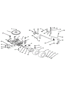Transaxle parts for Craftsman Rear-Engine Riding Mower 917256321 from AppliancePartsPros.com