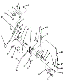Mower Lift Lever parts for Craftsman Rear-Engine Riding Mower 917256321 from AppliancePartsPros.com