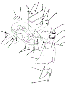 Mower Deck parts for Craftsman Rear-Engine Riding Mower 917256321 from AppliancePartsPros.com