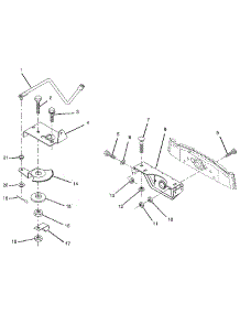 Sector Gear / Axle Support parts for Craftsman Front-Engine Lawn Tractor 917256322 from AppliancePartsPros.com
