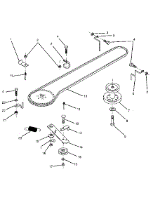 Ground Drive parts for Craftsman Front-Engine Lawn Tractor 917256322 from AppliancePartsPros.com