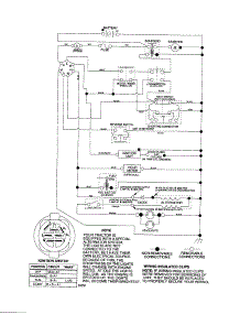 Schematic Diagram-Tractor parts for Craftsman Front-Engine Lawn Tractor 917256330 from AppliancePartsPros.com
