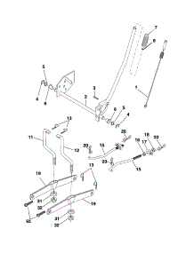 Lift parts for Craftsman Front-Engine Lawn Tractor 917256340 from AppliancePartsPros.com